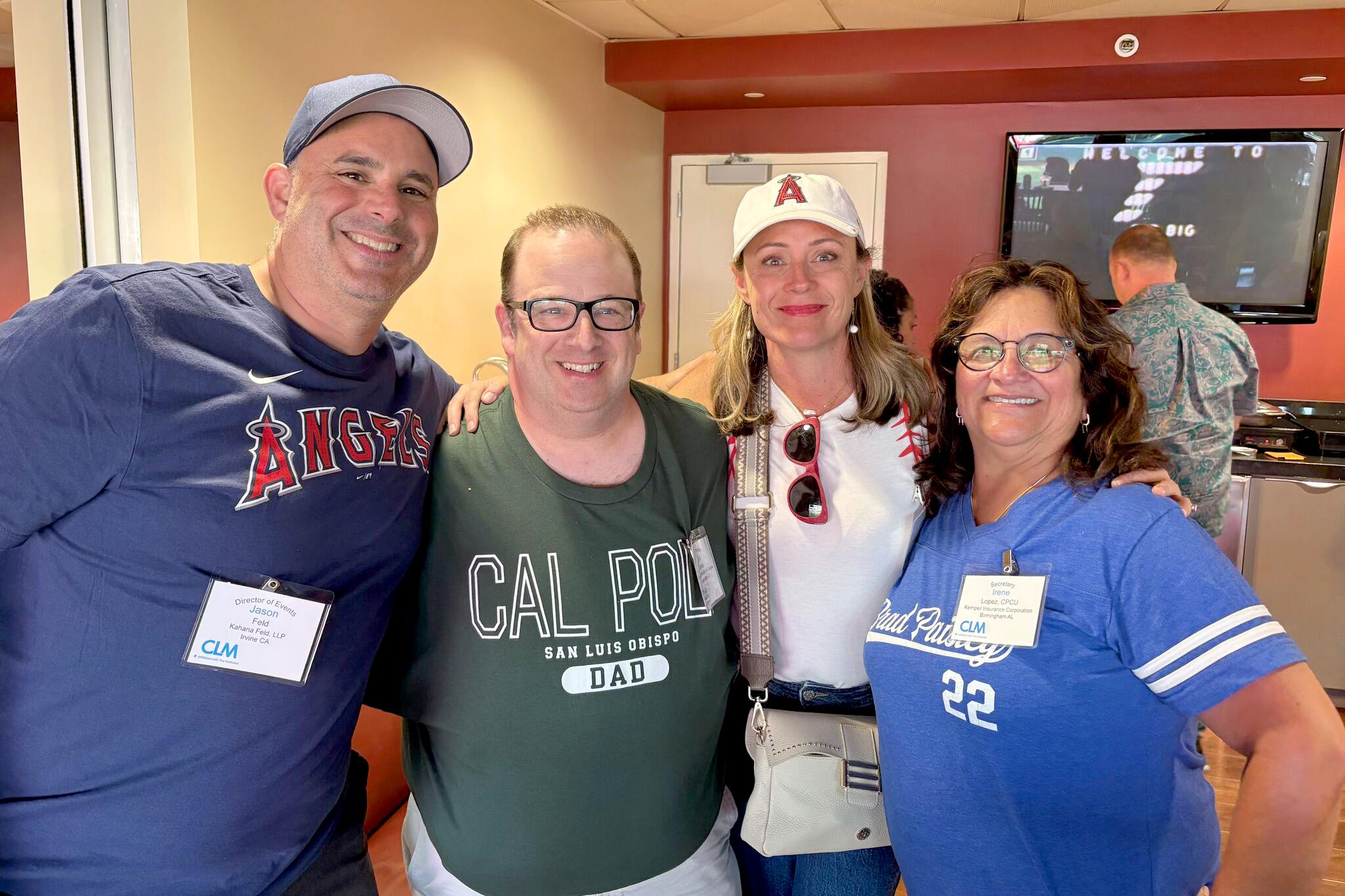 A group of CLM OC Chapter Members standing in a group smiling and posing for the camera.